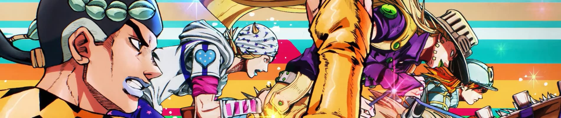 STEEL BALL RUN JoJo's Bizarre Adventure 2nd - 3rd STAGE banner